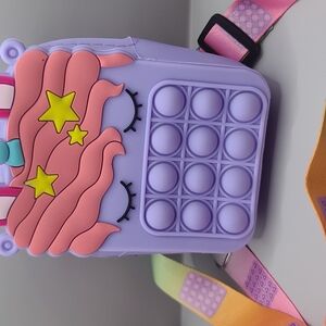 Unicorn Push and Pop it Fidget Toy Crossbody Bags
